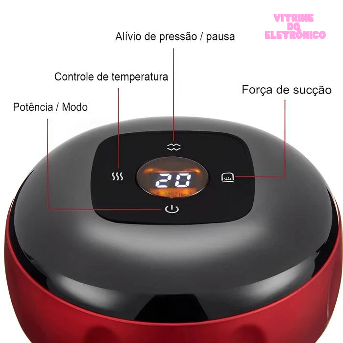 RelaxaTech Pro™ - Ventosa Massageadora Elétrica