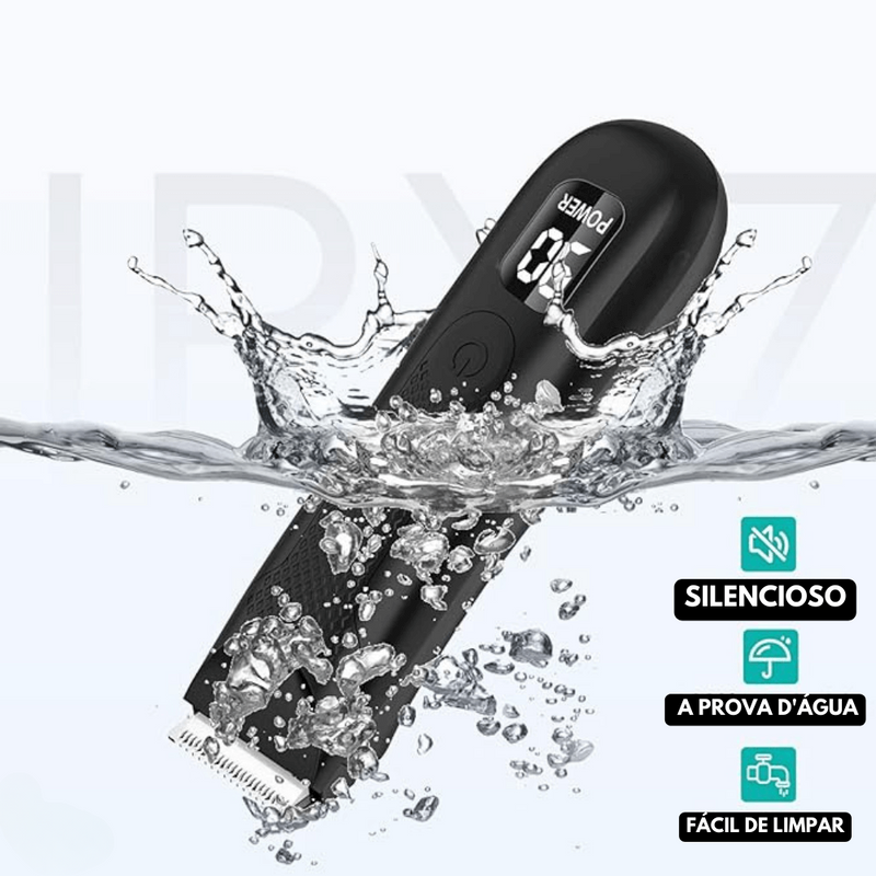 Mini barbeador elétrico portátil Manchine Plus™ + 4 Cuecas Premium Respiráveis de Brinde