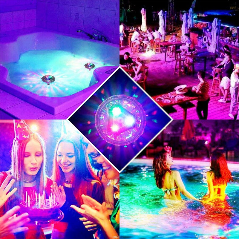 Luz flutuante para piscina subaquática LED Luz para festa discoteca Show de brilho