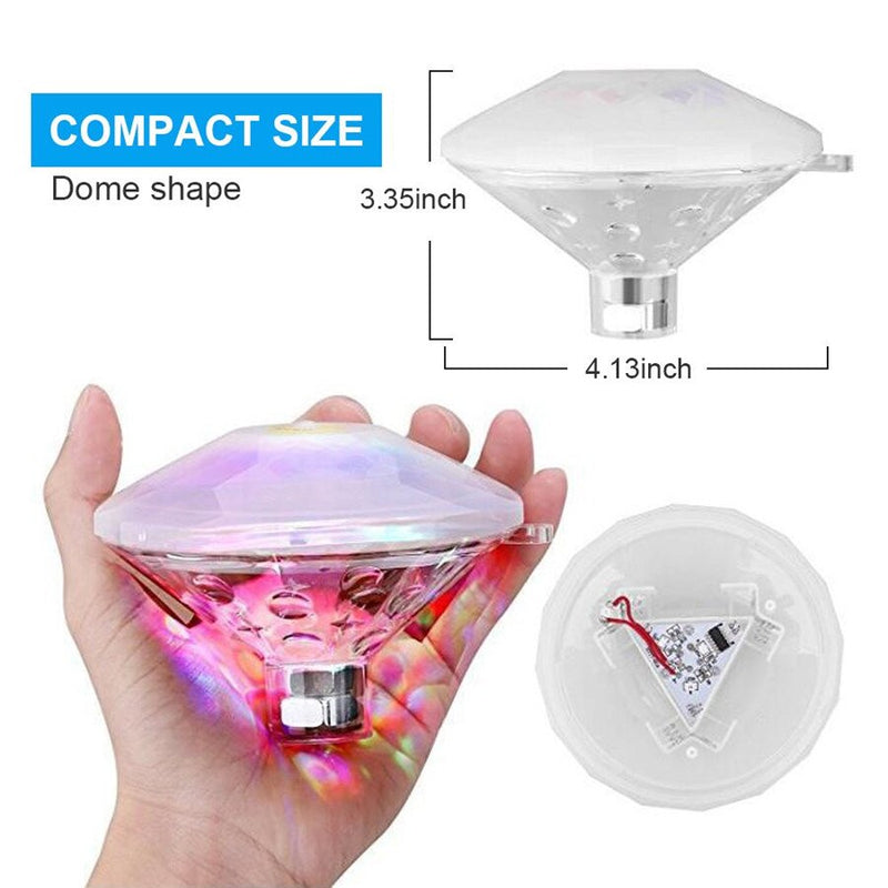 Luz flutuante para piscina subaquática LED Luz para festa discoteca Show de brilho