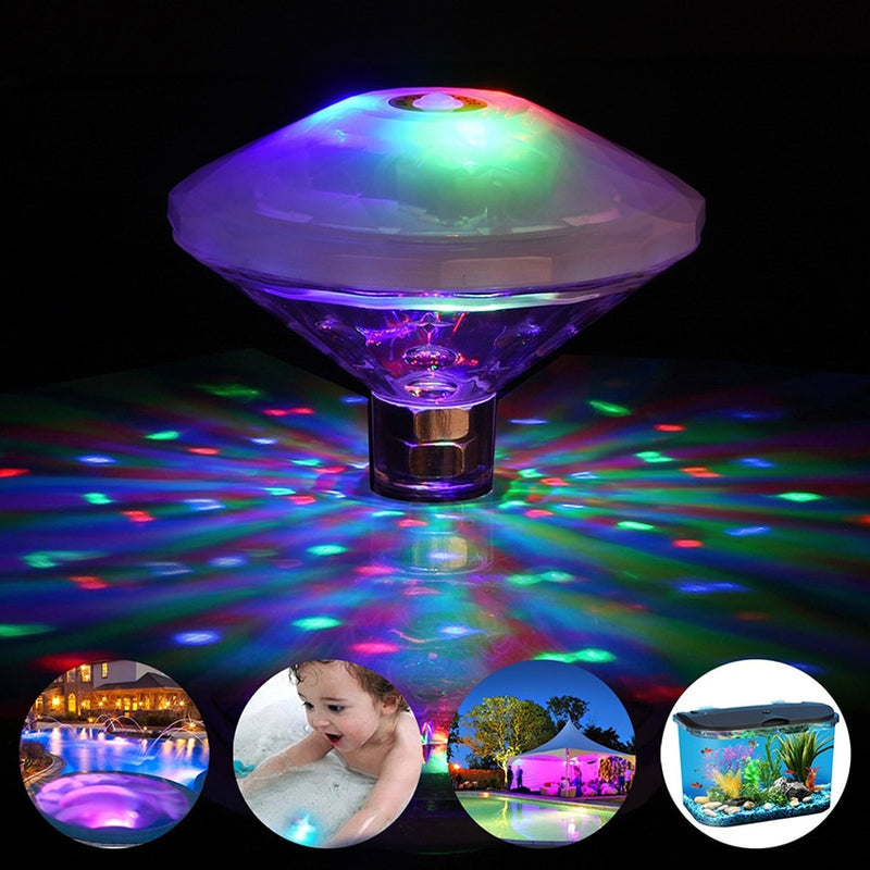 Luz flutuante para piscina subaquática LED Luz para festa discoteca Show de brilho