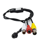 Mini câmera 2mp 1080p ahd, tvi, cvi, micro, visão noturna, vídeo 0.01lux, cctv, distância ir, 3m, lente super hdd