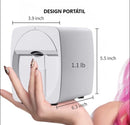 Impressora De Unhas Digital Móvel - Mini Impressora De Unhas 3D Máquina Portátil De Pintura De Unhas Controle Por Meio De APP Móvel Gratuito,Orange