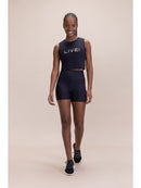 Regata Cropped Live Reflex Preta