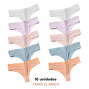 [PROMOÇÃO DE LANÇAMENTO COMPRE 5 LEVE 10] Calcinha Monocromática Respirável® - FRETE GRÁTIS ✅