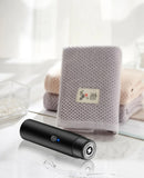 Mini barbeador elétrico portátil, fabricante de cabelo auto-assistente, recarr