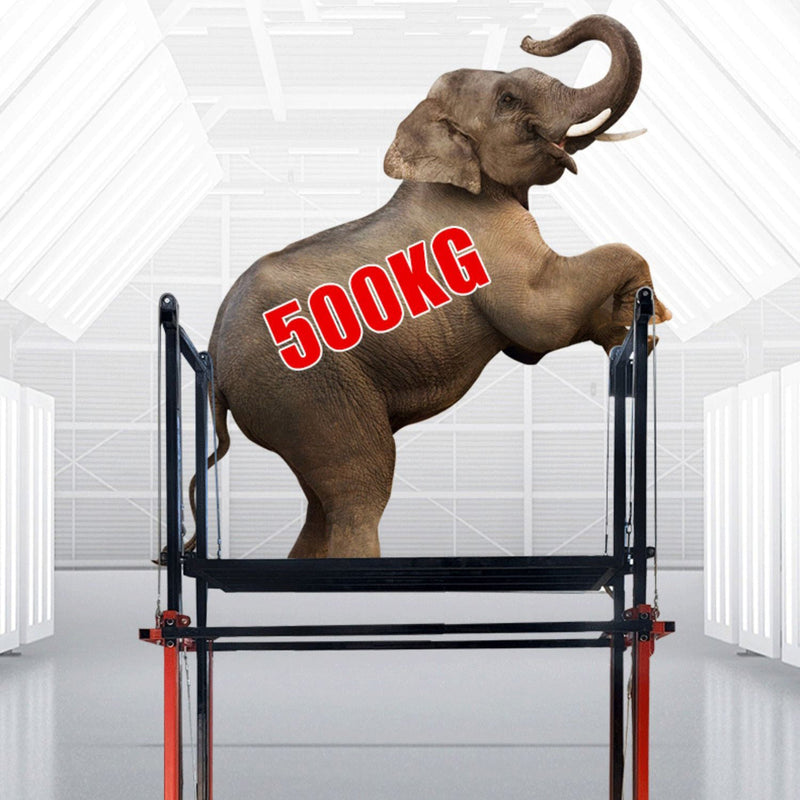 Plataforma Andaime de Elevação Elétrica Dobrável (🔥Suporta Cargas de até 500KG!)