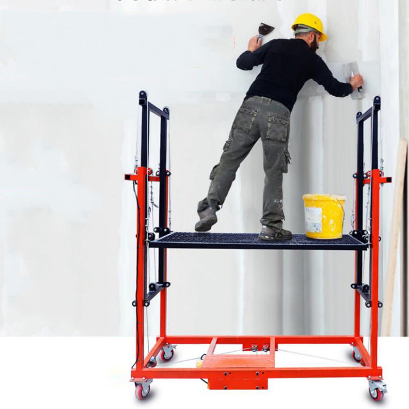 Plataforma Andaime de Elevação Elétrica Dobrável (🔥Suporta Cargas de até 500KG!)