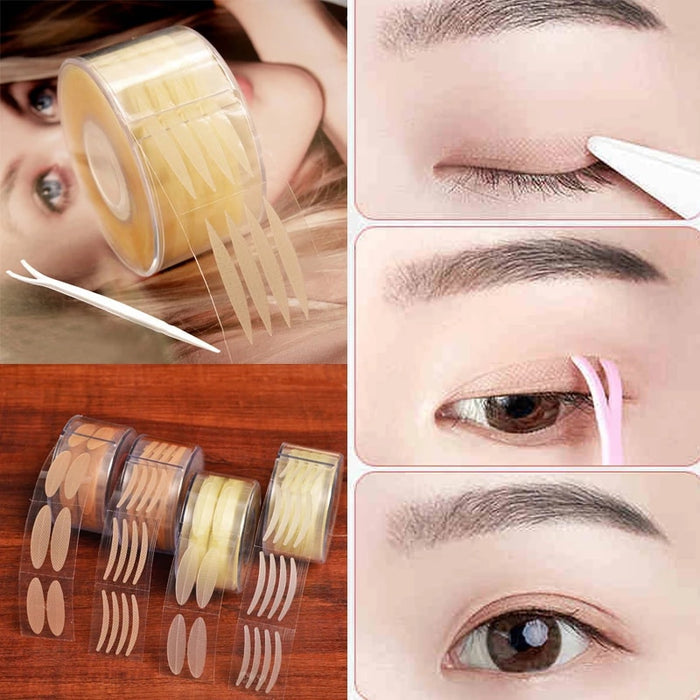 Palp Lifting™ -Para Levanta Pálpebras Caídas - 600 Adesivos + aletas para as fitas de bônus