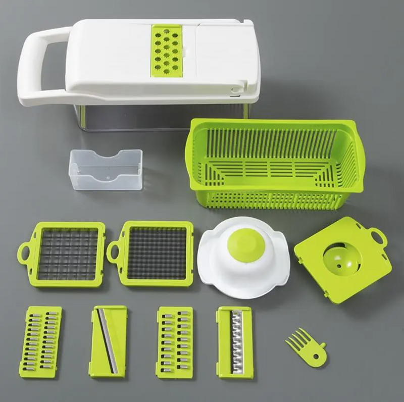 Cortador De Legumes e Vegetais Multifuncional  12 em 1 Pc