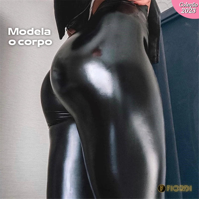 Calça de Couro Aveludada - HotLeg™ [COMPRE 1 LEVE 2] + Brinde Exclusivo