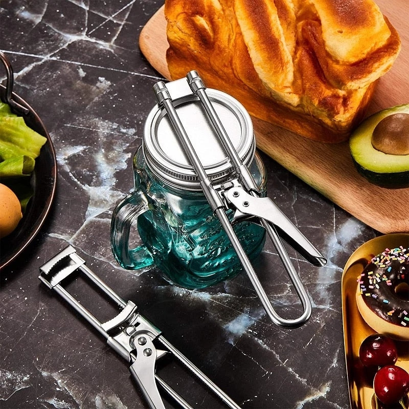 QUICK  ABRIDOR INOX PARA POTES E GARRAFAS AJUSTÁVEL