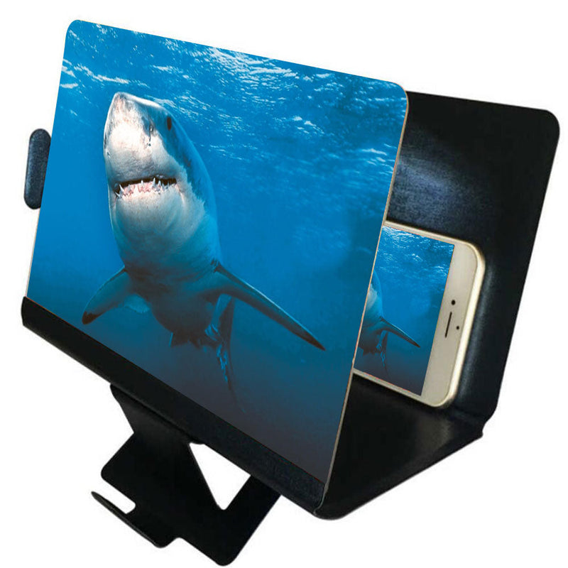 tela 3d do telefone móvel lupa hd amplificador de vídeo suporte dobrável suporte de mesa do telefone