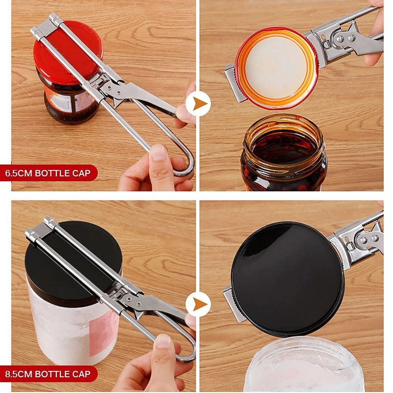 QUICK  ABRIDOR INOX PARA POTES E GARRAFAS AJUSTÁVEL