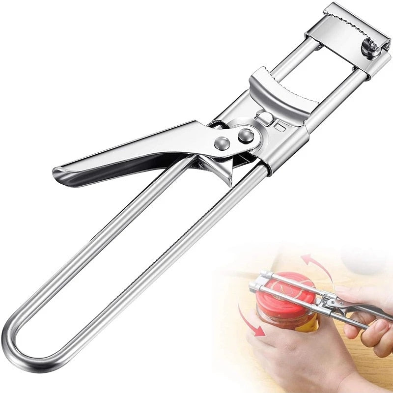 QUICK  ABRIDOR INOX PARA POTES E GARRAFAS AJUSTÁVEL