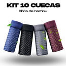 Kit 10 Cuecas de Fibra de Bambu Sky Hero - Pague 5 e leve 10