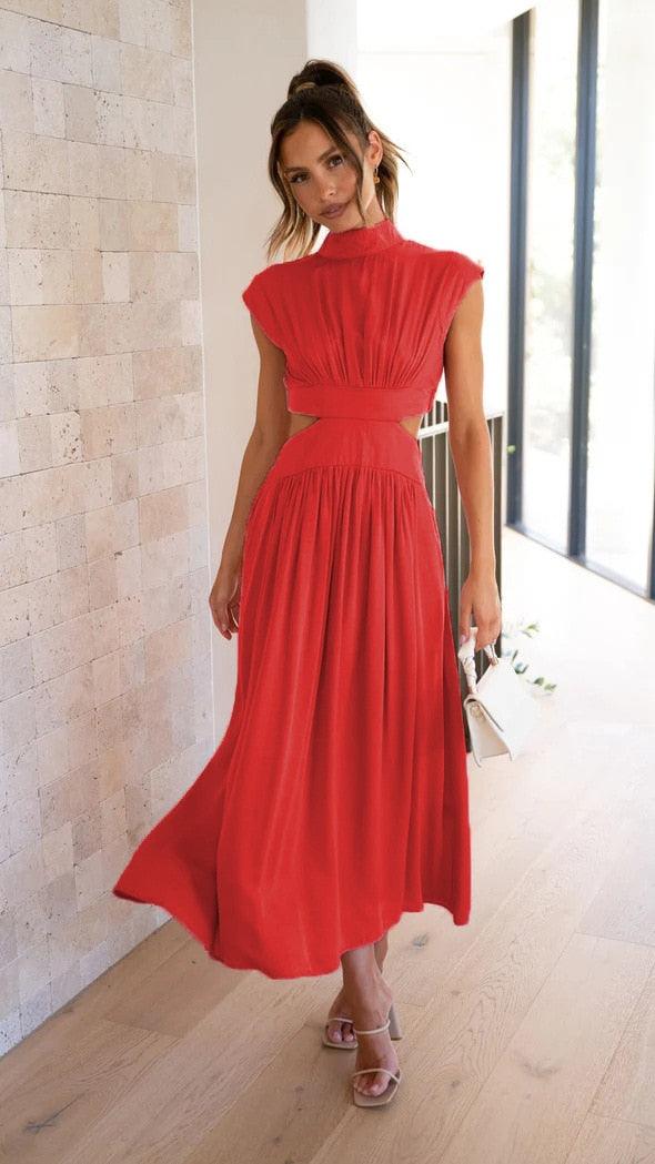 Vestido Dominique estilo 2 em 1 Cropped + Saia / O Mais  Confortável e Elegante!