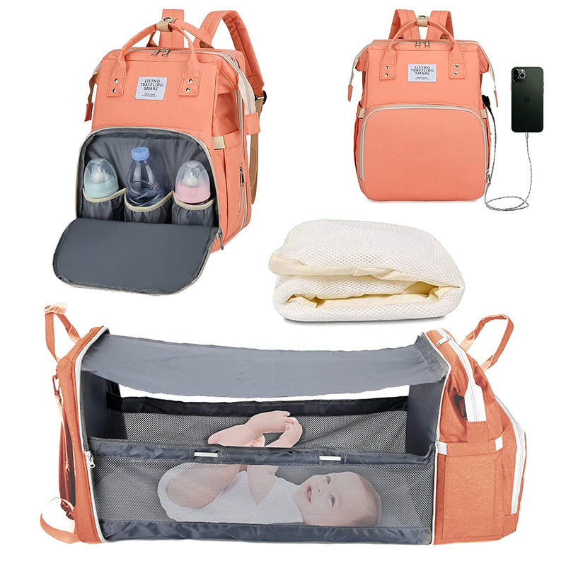 Bolsa  Berço Viaja Fácil com Mochila Térmica-[ MommyBag]