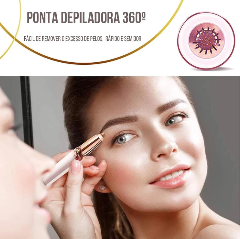 CANETA DEPILADORA ELÉTRICA INDOLOR PARA PELOS