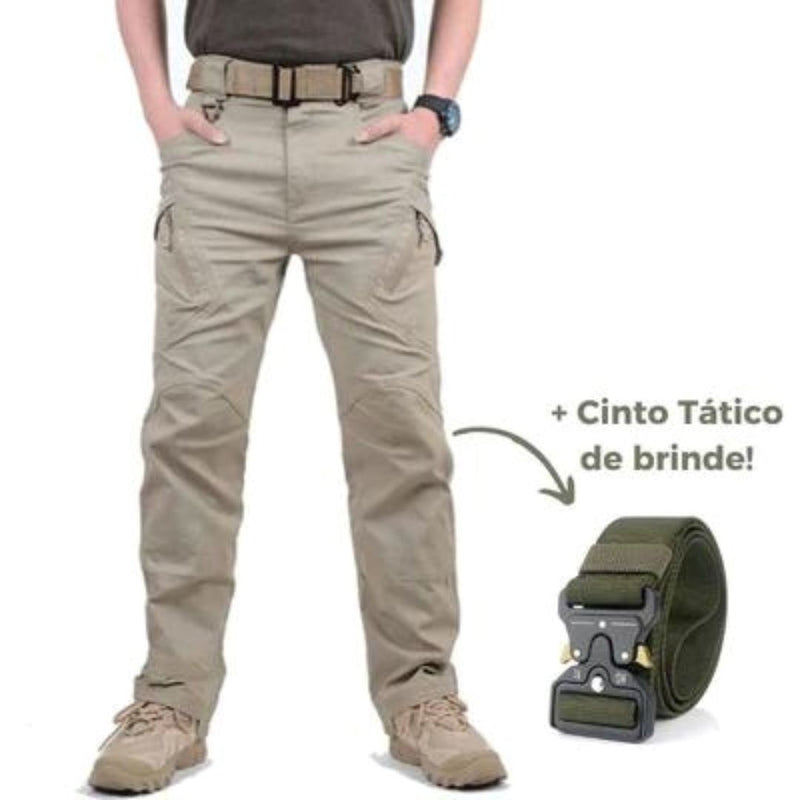 Calça Militar Tática Resistente e Impermeável + Confortável Para Seu dia , dia