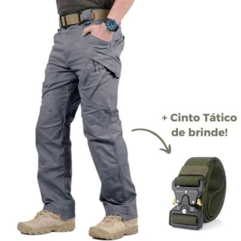 Calça Militar Tática Resistente e Impermeável + Confortável Para Seu dia , dia