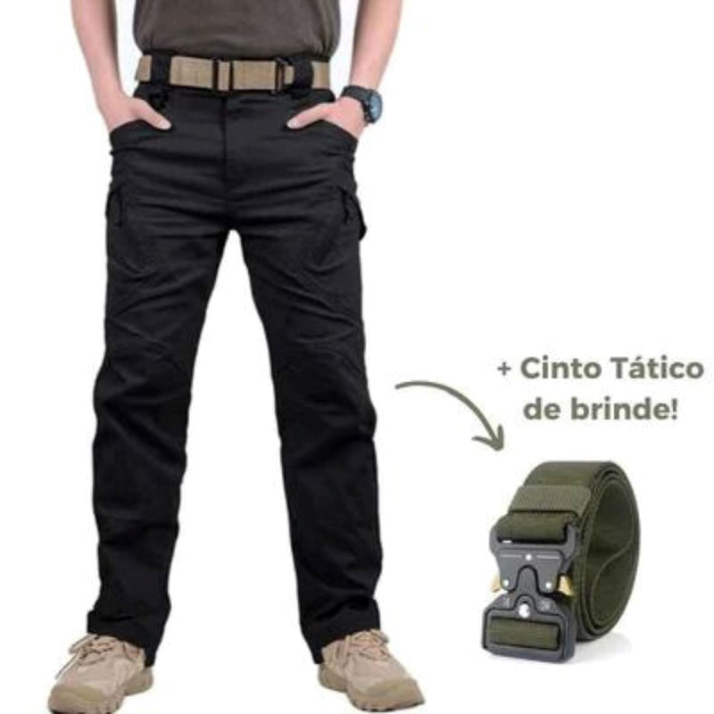 Calça Militar Tática Resistente e Impermeável + Confortável Para Seu dia , dia