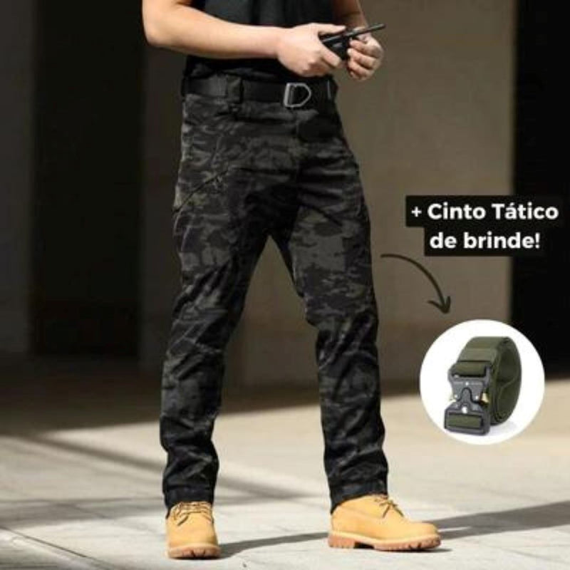 Calça Militar Tática Resistente e Impermeável + Confortável Para Seu dia , dia