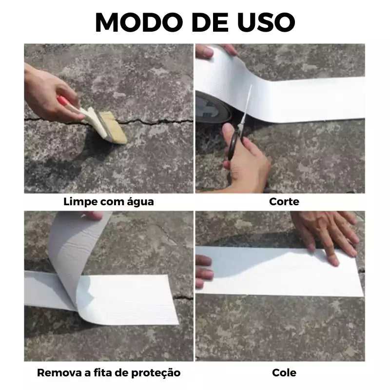 Aproveite a  Super Fita Impermeável UltraBonde™ - A Solução Completa Para Vazamentos