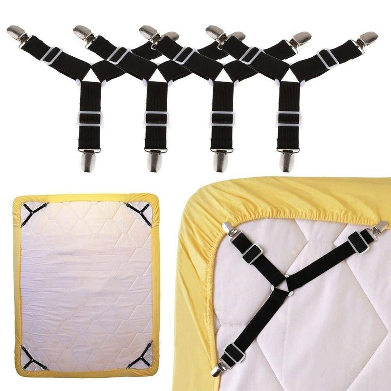 Prendedor de Lençol Elastic-Plus Max Kit Com 4